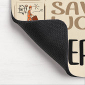 Super Garbageman - Funny Gift for Trashman Mousepad (Ecke)