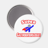 Super Gastroenterologin Magnet (Vorderseite/Rückseite)