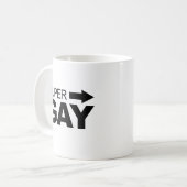 Super Gay (2) Kaffeetasse (Vorderseite Links)