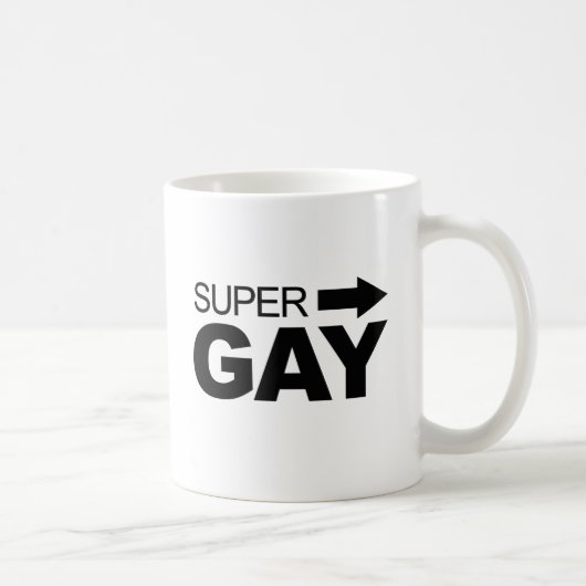 Super Gay (2) Kaffeetasse (Rechts)