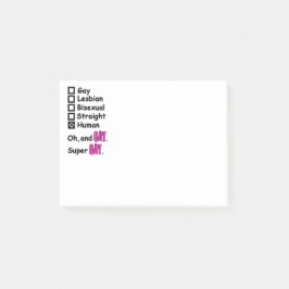 Super Gay Post-it Klebezettel