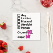 Super Gay Serviette (Beispiel)