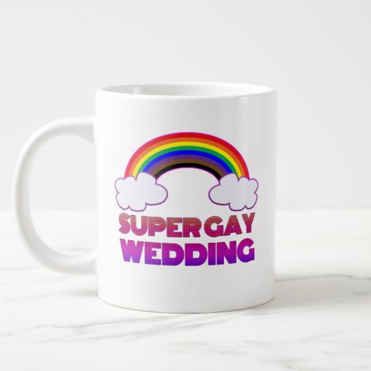Super Gay Wedding Podcast Tasse () (Links)