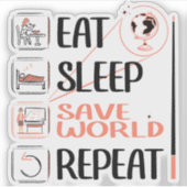 Super Geography Teacher Rette World Dankeschön Ges Aufkleber (Vorderseite)