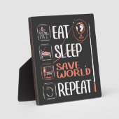 Super Geography Teacher Rette World Dankeschön Ges Fotoplatte (Vorderseite)