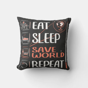 Super Geography Teacher Rette World Dankeschön Ges Kissen