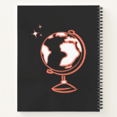 Super Geography Teacher Rette World Dankeschön Ges Notizblock (Rückseite)