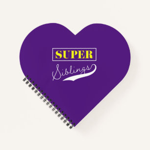 Super-Geschwister Notizblock