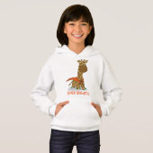 Super Girl-Affe | Niedlich Baby Giraffe Hoodie (Vorne ganz)