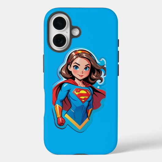 Super Girl Case-Mate iPhone Hülle (Rückseite)