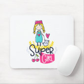 Super Girl Mousepad (Mit Mouse)
