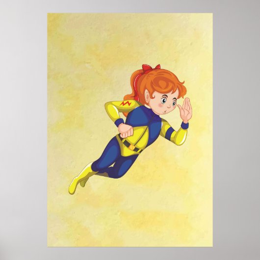 Super Girl Power Poster - Fun Kids Factory (Vorne)