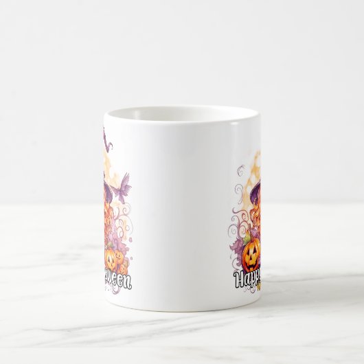 Super Girly Hexe | Frohe Halloween Kaffeetasse (Mittel)