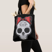 Super Girly Sugar Skull Illustration Tasche (Von Nahem)