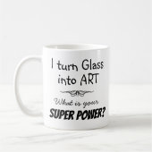 Super Glas Künstler Tasse (Links)