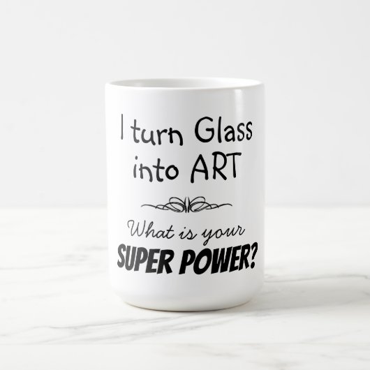 Super Glas Künstler Tasse (Mittel)
