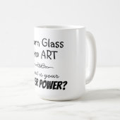 Super Glas Künstler Tasse (VorderseiteRechts)