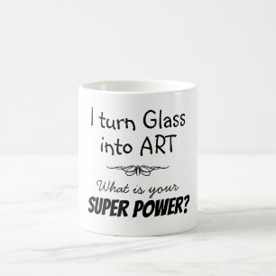 Super Glas Künstler Tasse