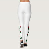 Super-glückliche weiße Leggings (Rückseite)