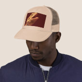 Super glücklicher bärtiger Drache Truckerkappe (Beispiel)