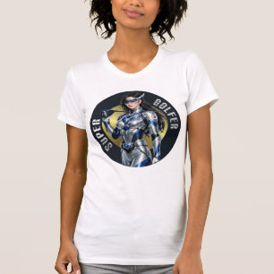 Super Golfer Damen Golf T-Shirt