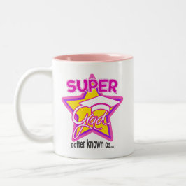 Super Grad rosa bearbeitbares Foto Jahr Zweifarbige Tasse