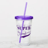 Super Grandma Acryltrinkbecher (Rückseite)