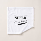 Super Grandma Badhandtuch Set (Waschlappen)