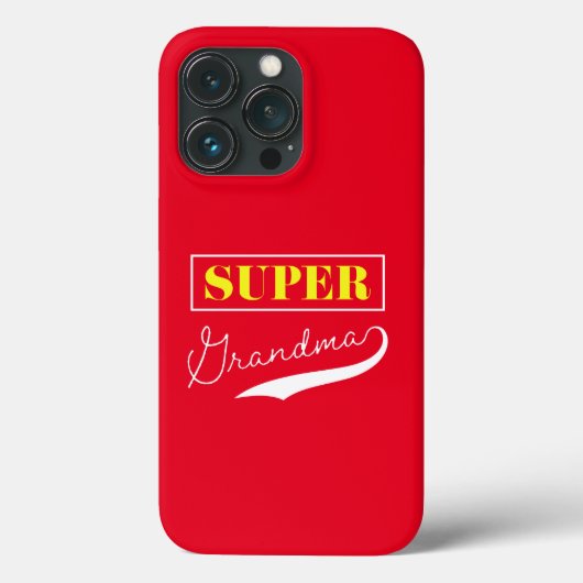 Super Grandma Case-Mate iPhone Hülle (Rückseite)