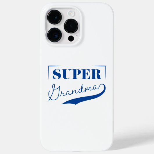 Super Grandma Case-Mate iPhone Hülle (Rückseite)