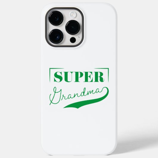Super Grandma Case-Mate iPhone Hülle (Rückseite)