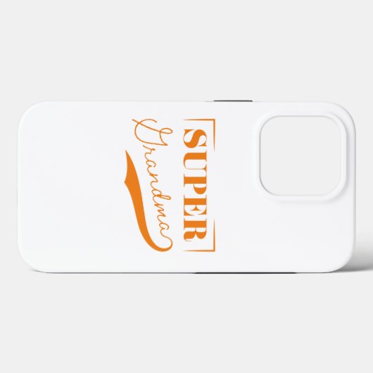 Super Grandma Case-Mate iPhone Hülle (Rückseite (Horizontal))