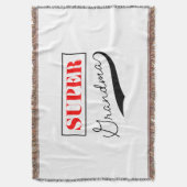 Super Grandma Decke (Vorderseite Vertikal)