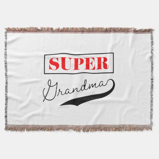 Super Grandma Decke (Vorderseite)