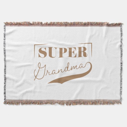 Super Grandma Decke (Vorderseite)