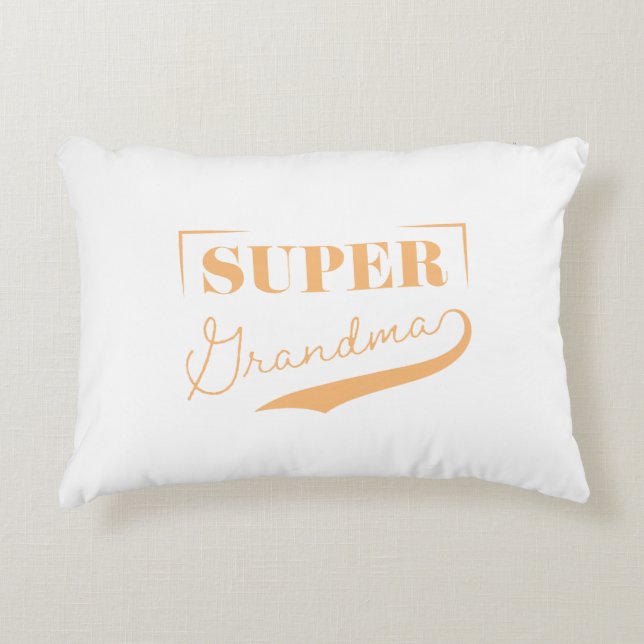 Super Grandma Dekokissen (Vorderseite)