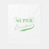 Super Grandma Fleecedecke (Vorderseite)