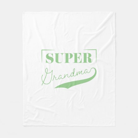 Super Grandma Fleecedecke (Vorderseite)