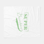 Super Grandma Fleecedecke (Vorderseite (Horizontal))