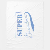 Super Grandma Fleecedecke (Vorderseite)