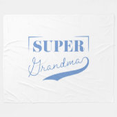 Super Grandma Fleecedecke (Vorderseite (Horizontal))