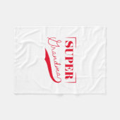 Super Grandma Fleecedecke (Vorderseite (Horizontal))