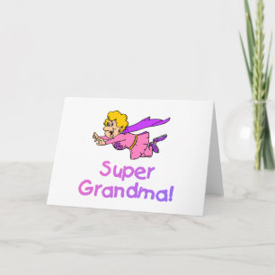 Super Grandma (Flying) Feiertagskarte