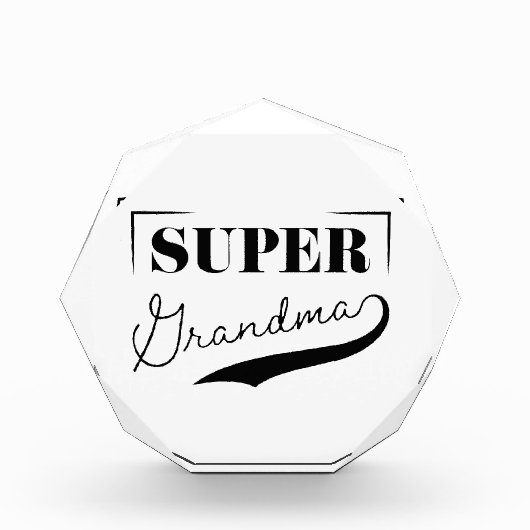 Super Grandma Fotoblock (Vorderseite)