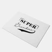 Super Grandma Fußmatte (Schrägansicht)