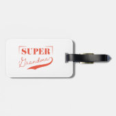 Super Grandma Gepäckanhänger (Rückseite horizontal)