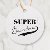 Super Grandma Geschenkanhänger (Rückseite)