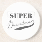 Super Grandma Getränkeuntersetzer (Vorne)