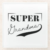Super Grandma Glasuntersetzer (Vorderseite)