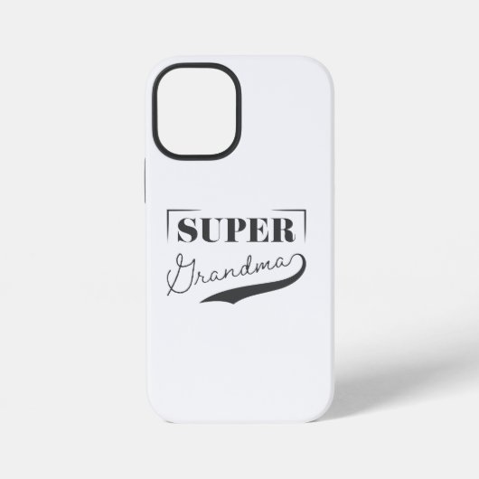 Super Grandma iPhone Hülle (Rückseite)